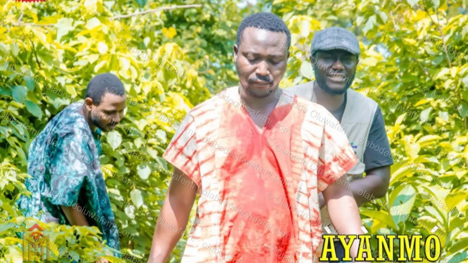 Àyànmó film production still — Olabode Oluwafemi