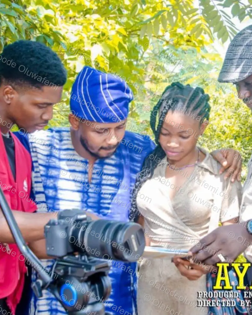Àyànmó film production still — Olabode Oluwafemi — Portrait