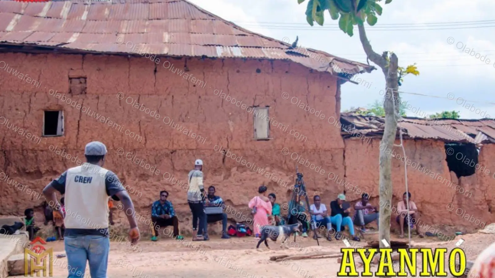 Àyànmó film production still — Olabode Oluwafemi
