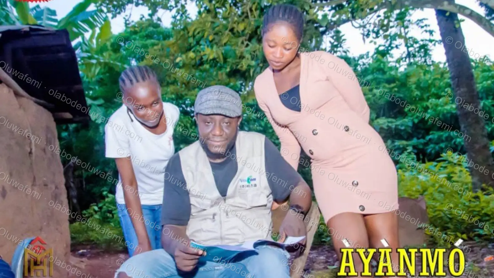 Àyànmó film production still — Olabode Oluwafemi