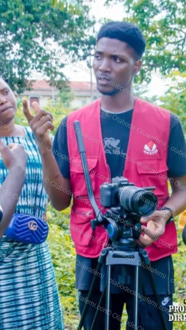 Àyànmó film production still — Olabode Oluwafemi — Phone / Story