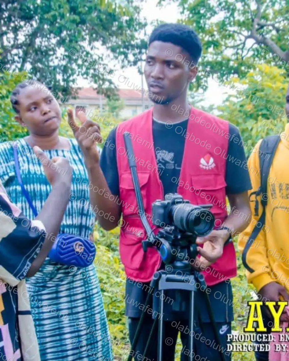 Àyànmó film production still — Olabode Oluwafemi — Portrait