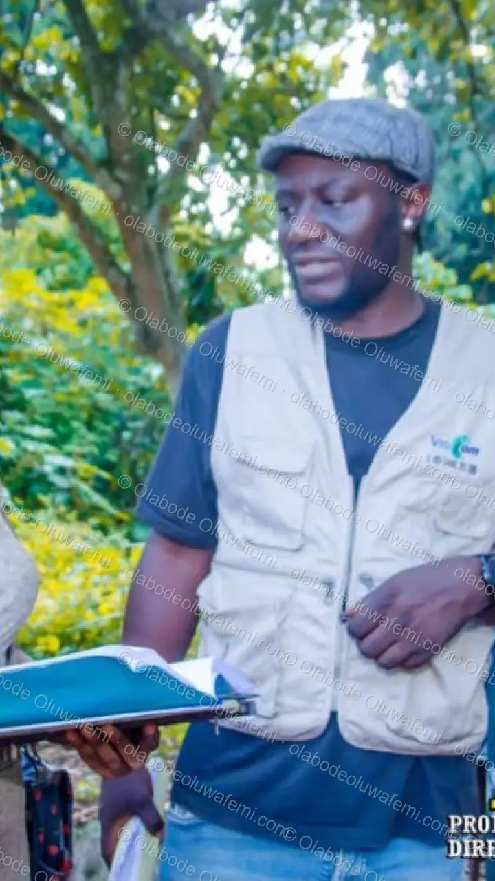 Àyànmó film production still — Olabode Oluwafemi — Phone / Story