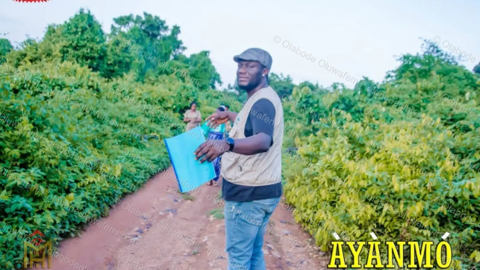 Àyànmó film production still — Olabode Oluwafemi