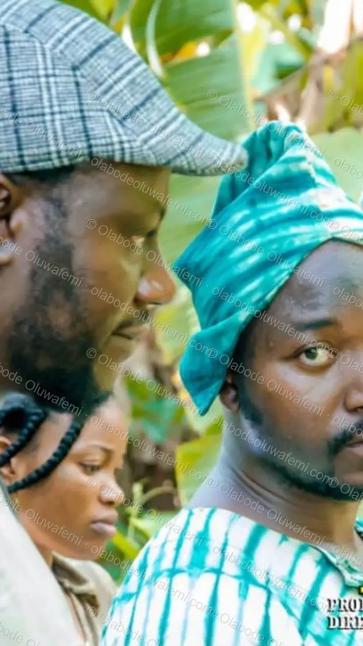 Àyànmó film production still — Olabode Oluwafemi — Phone / Story